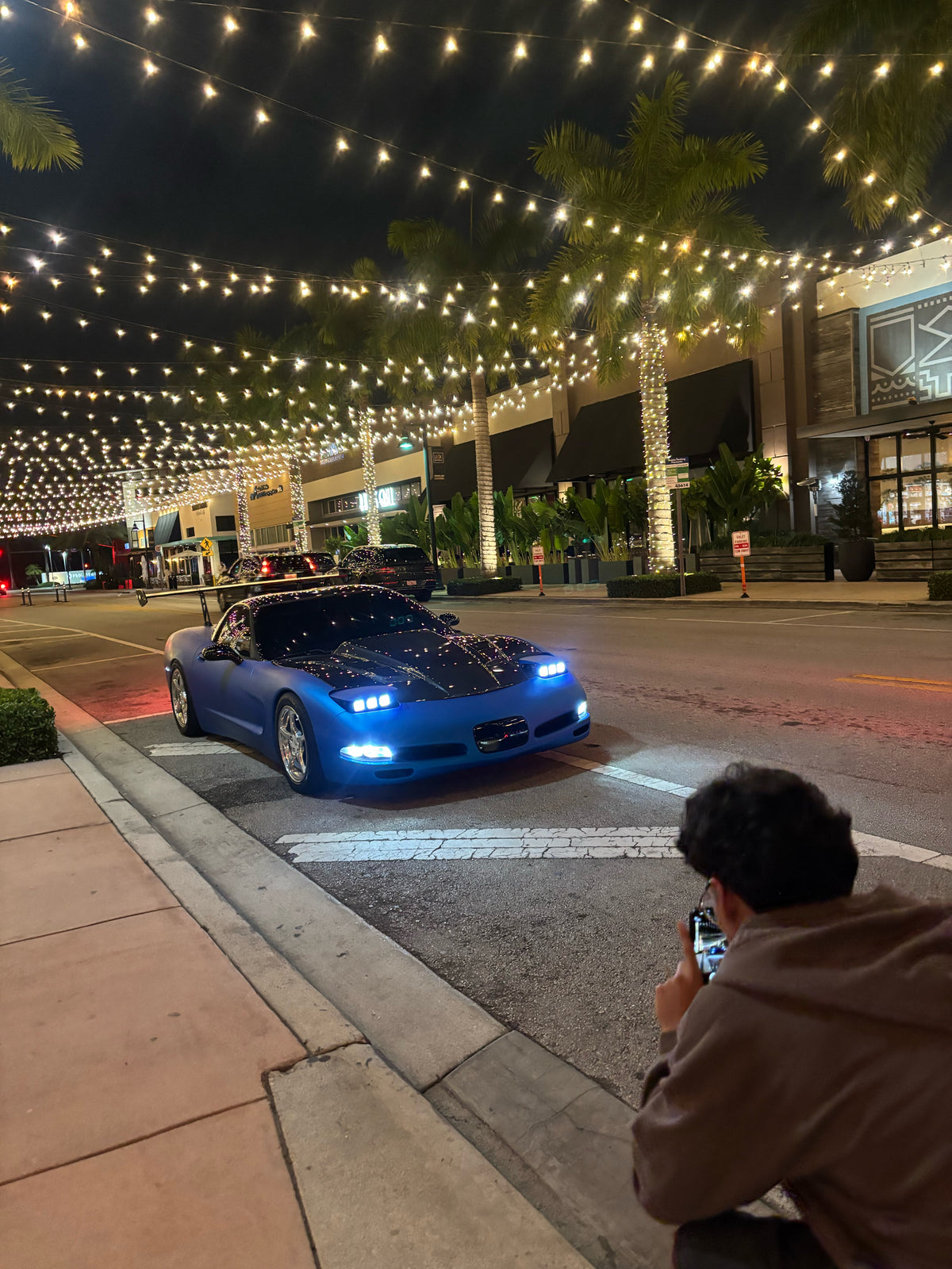 Blue C5 Corvette project car